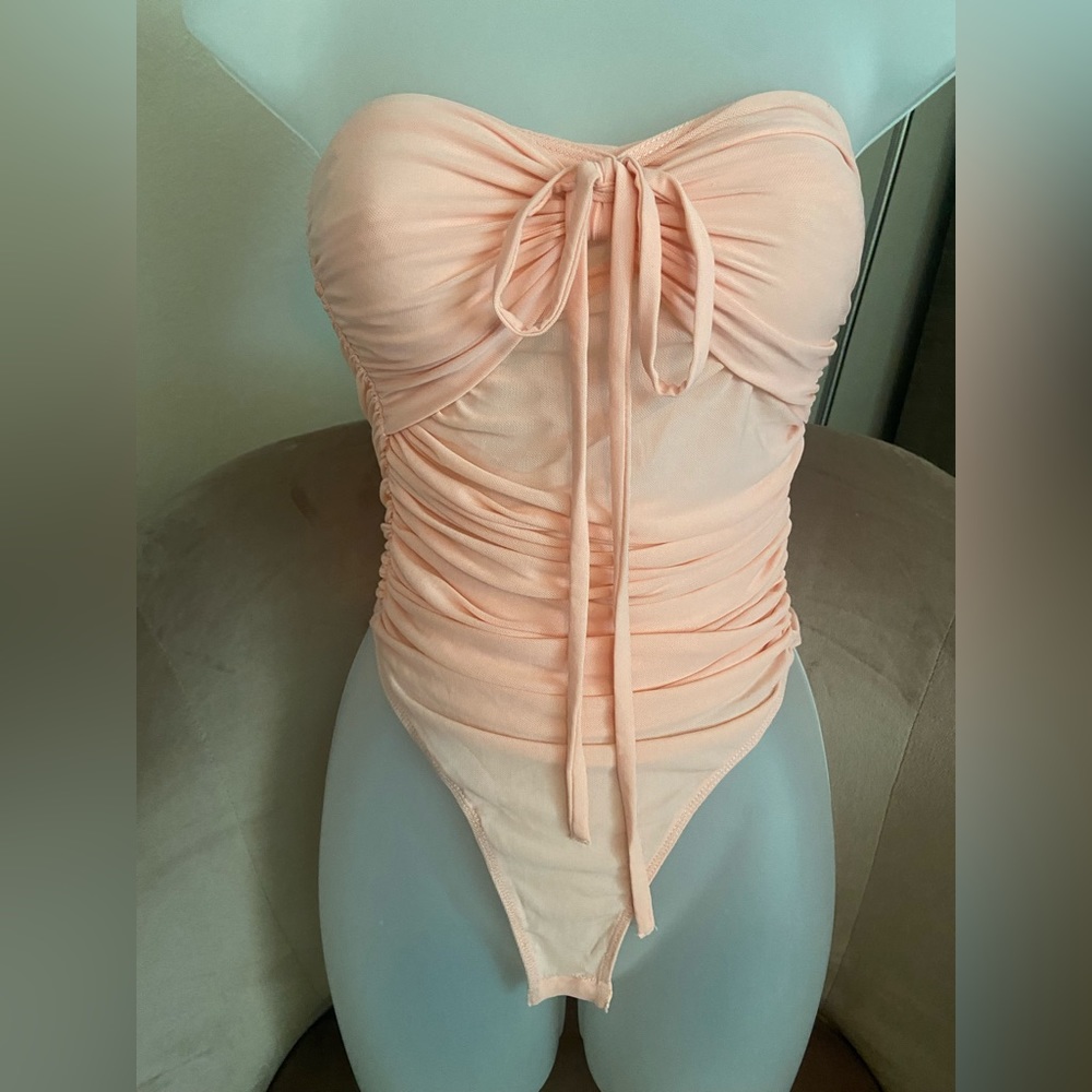 Pink Halter top onesie
